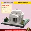 Jefferson Memorial Creator MOC-36588 By klosspalatset With 367 Pieces