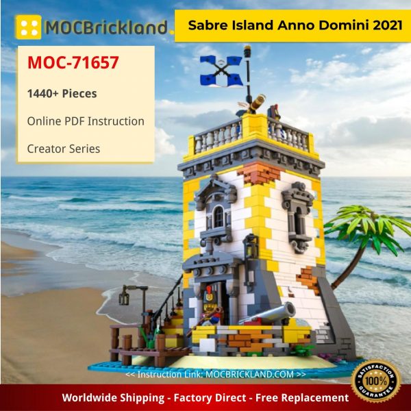 Creator MOC-71657 Sabre Island Anno Domini 2021 by SleeplessNight MOCBRICKLAND