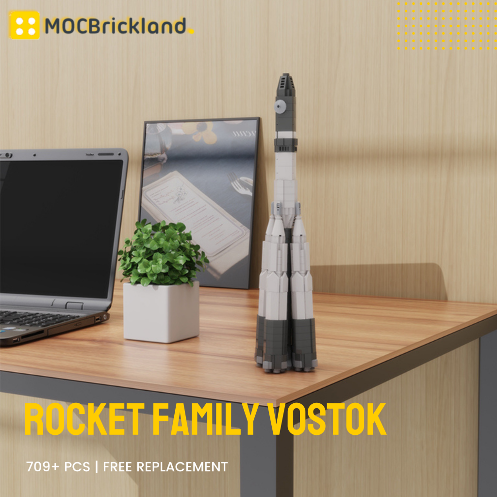 Rocket Family Vostok Space MOC-104017 with 709 Pieces