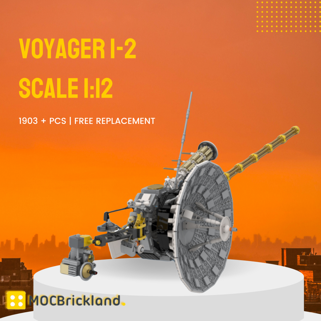 Voyager 1-2 scale 1:12 MOC-71157 Space with 1903 Pieces