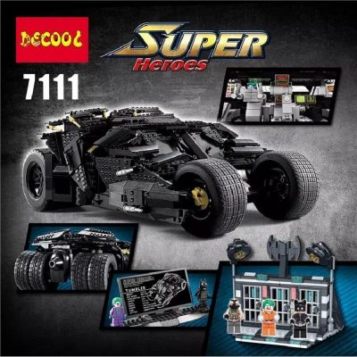 The Batman Armored Chariot Tumbler TECHNICIAN DECOOL 96071 with 2113 pieces