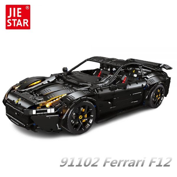 Ferrari F12 Berlinetta Technic JIE STAR 91102 with 3097 pieces