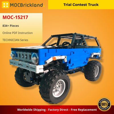 Trial Contest Truck TECHNICIAN MOC-15217 by Paave WITH 834 PIECES