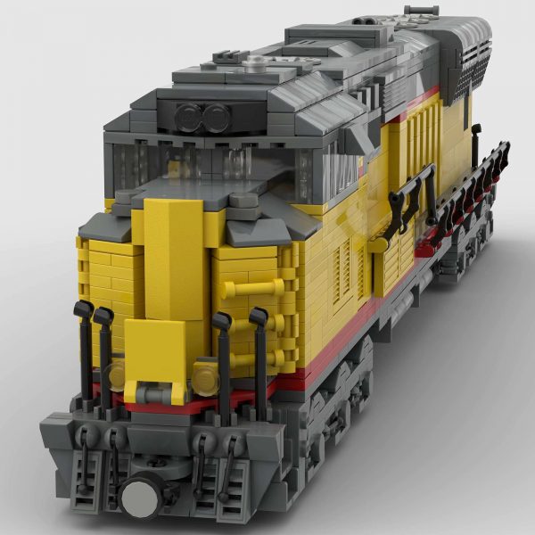 EMD SD-70 Union Pacific TECHNICIAN MOC-40666 WITH 1763 PIECES