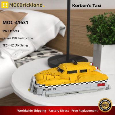 Korben’s Taxi TECHNICIAN MOC-41631 by Scoobyskull WITH 997 PIECES