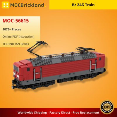 Br 243 Train TECHNICIAN MOC-56615 by Germanrailwaybuilder with 1075 pieces