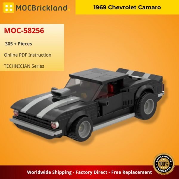 1969 Chevrolet Camaro TECHNICIAN MOC-58256 by legotuner33 with 305 pieces