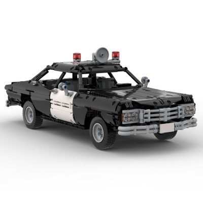 Classic Police Car TECHNICIAN MOC-63403 by Paave WITH 1483 PIECES