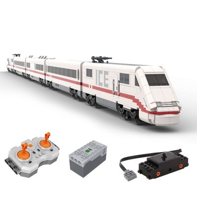 DB ICE 1 – German High-Speed Train TECHNICIAN MOC-64784 by brickdesigned_germany WITH 2736 PIECES