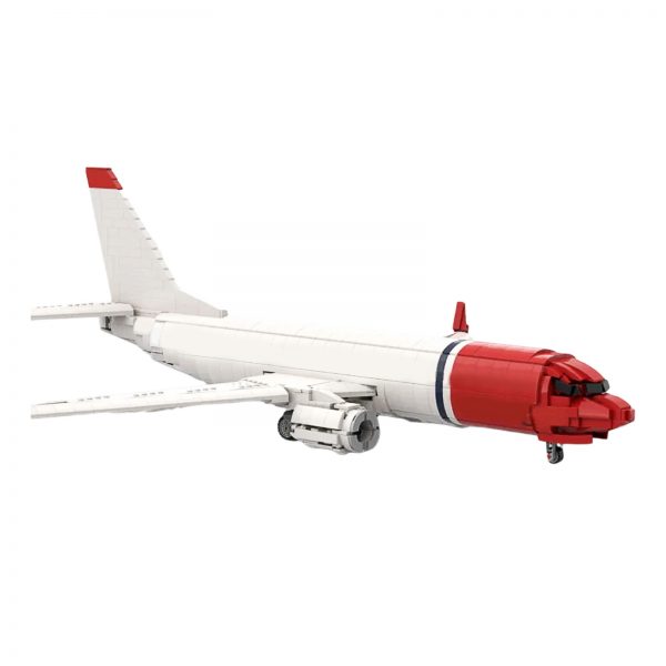 Norwegian 737-800 TECHNICIAN MOC-65055 by Syr1Ncs WITH 2236 PIECES