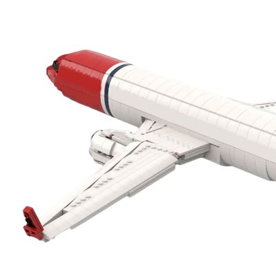 Norwegian 737-800 TECHNICIAN MOC-65055 by Syr1Ncs WITH 2236 PIECES
