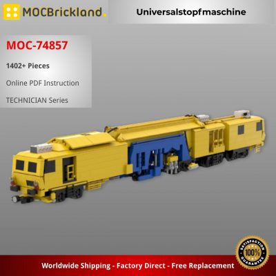 Universalstopfmaschine TECHNICIAN MOC-74857 by ltrains with 1402 pieces