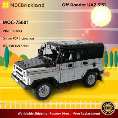 Off-Roader UAZ 3151 TECHNICIAN MOC-75601 by keymaker with 2968 pieces