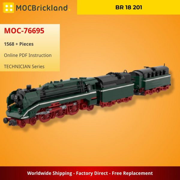 BR 18 201 TECHNICIAN MOC-76695 by ltrains WITH 1568 PIECES