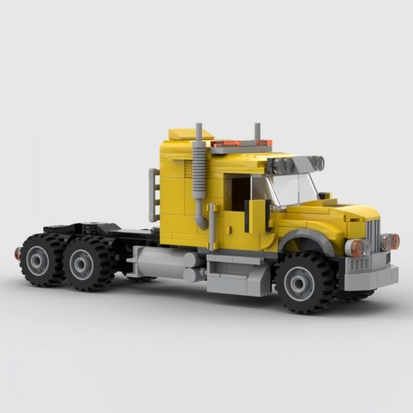 Truck & Dump Trailer TECHNICIAN MOC-84964 by HaulingBricks with 520 pieces