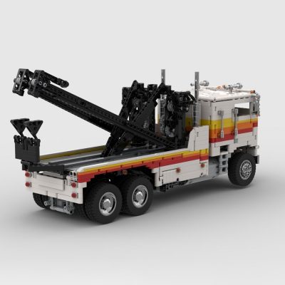 Freightliner FLA Wrecker Truck RC TECHNICIAN MOC-85025 by Mani91 with 2467 pieces