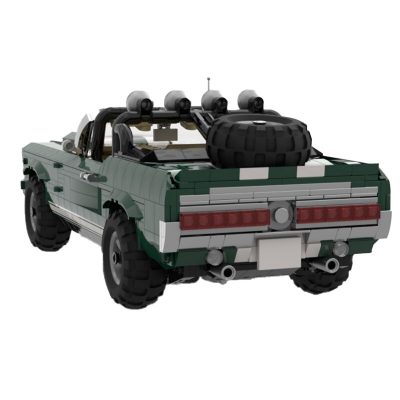 Ford Mustang Off-road Technician MOC-89754 with 1856 pieces