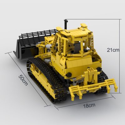 Caterpillar 977K Crawler Loader TECHNICIAN MOC-89775 by Mani91 WITH 1436 PIECES