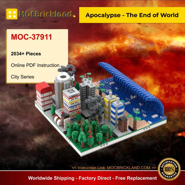 Apocalypse - The End of World MOC 37911 City Designed By Gabizon With 2034 Pieces