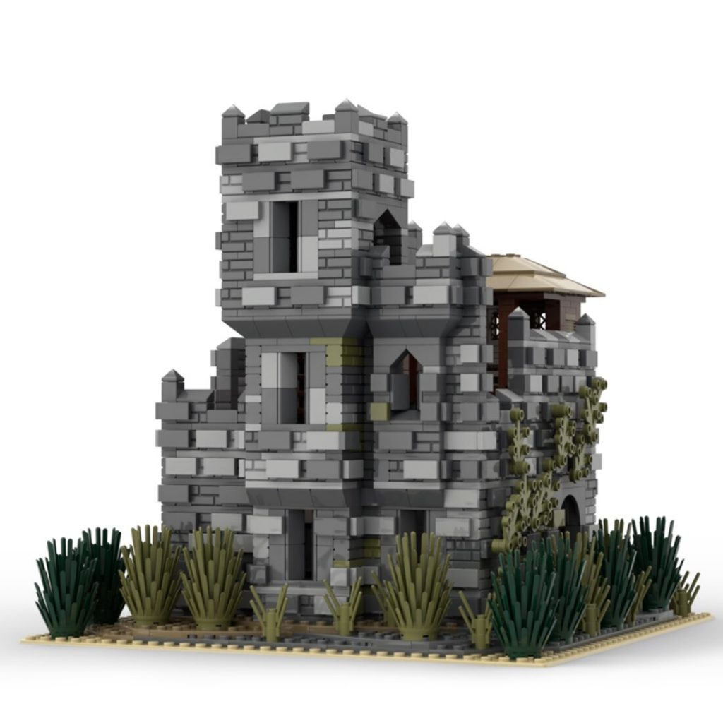 Medieval Blockhouse Ruins MOC-89541 Modular Building With 1794PCS