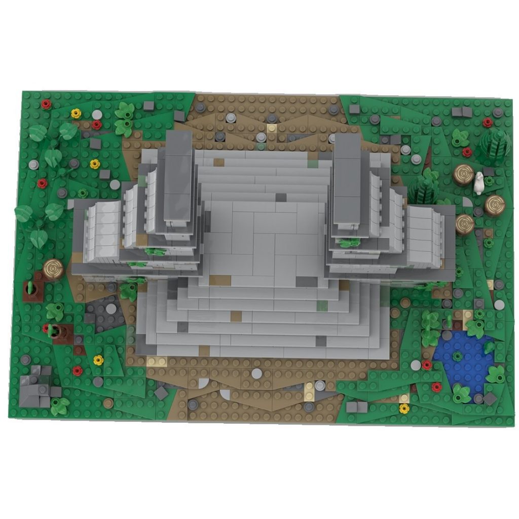 The Portal Castle Portal Gate To The Future MOC-101240 Modular Building With 1688pcs
