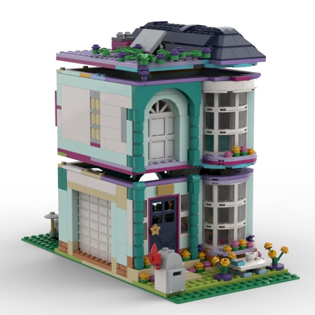 Street House Street View MOC-114621 Modular Building With 761PCS