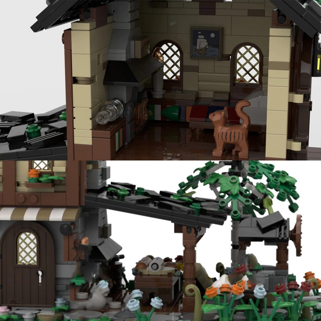 Medieval Bakery MOC-125763 Modular Building With 1282PCS