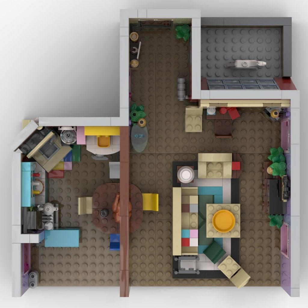 Friends The Television Series - Monica's Apartment MOC-29532 Creator With 894PCS 