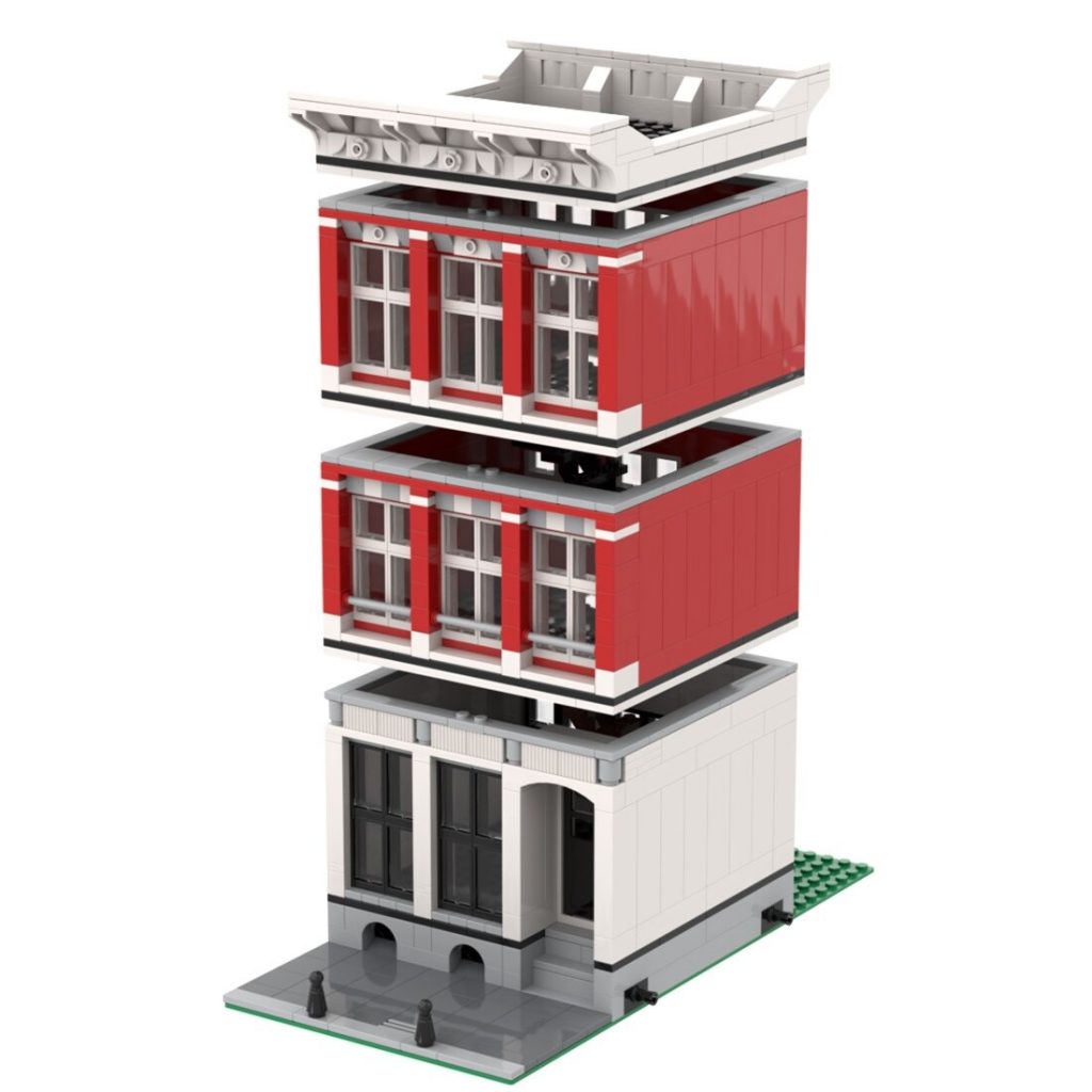 Amsterdam Canal House MOC-47824 Modular Building With 824pcs