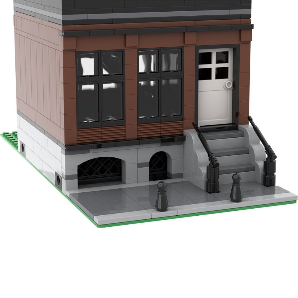 Amsterdam Canal House Nr 4 MOC-51061 Modular Building With 1098pcs