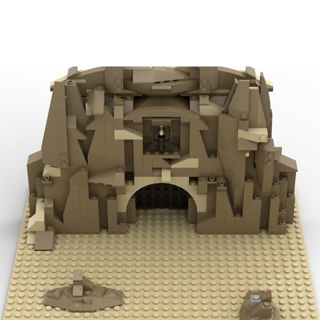 Cave Wall Mine Cliffs Western Set MOC-54574 Modular Building With 186pcs