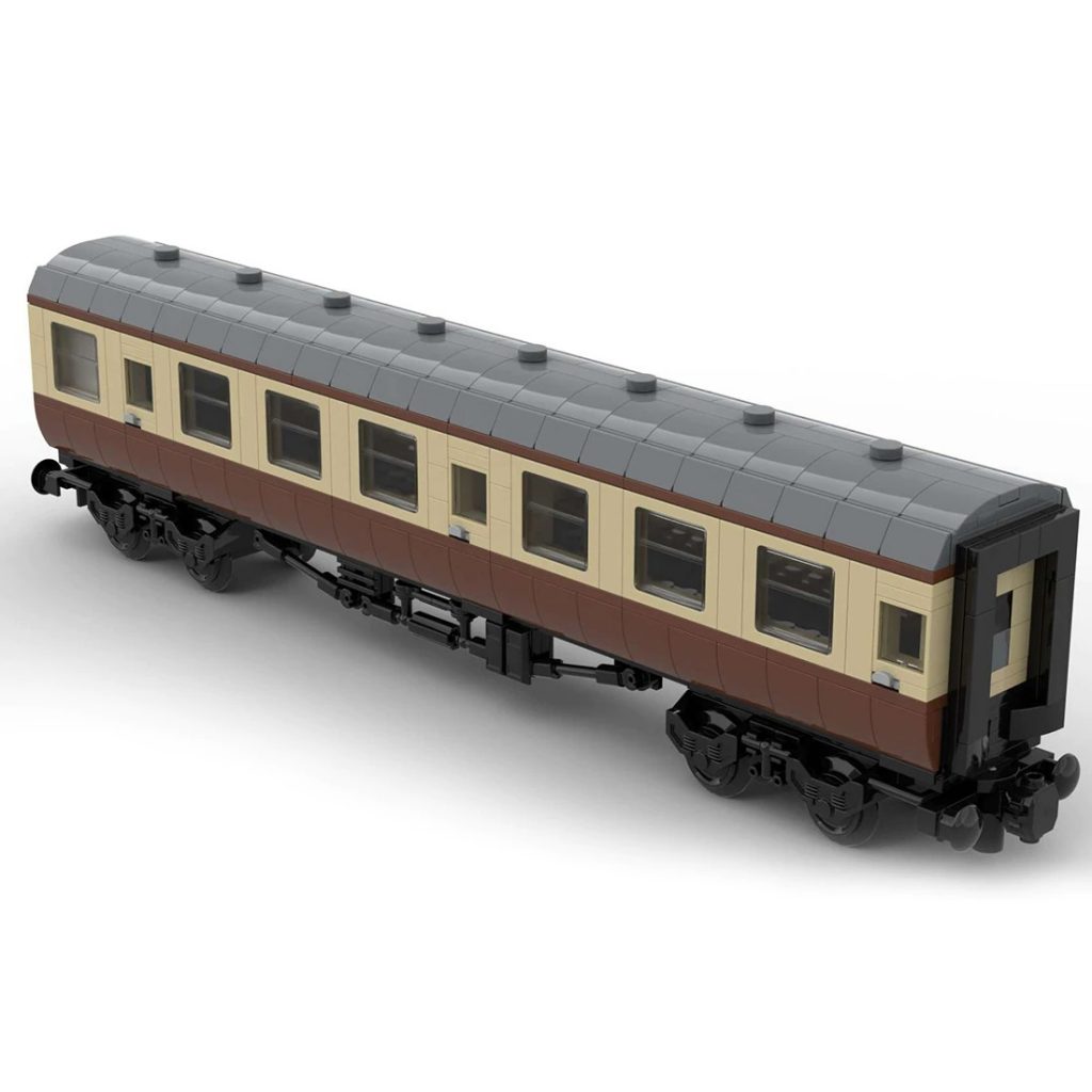 British Rail Mark 1 Carriage Brown MOC-67504 Technic With 692pcs