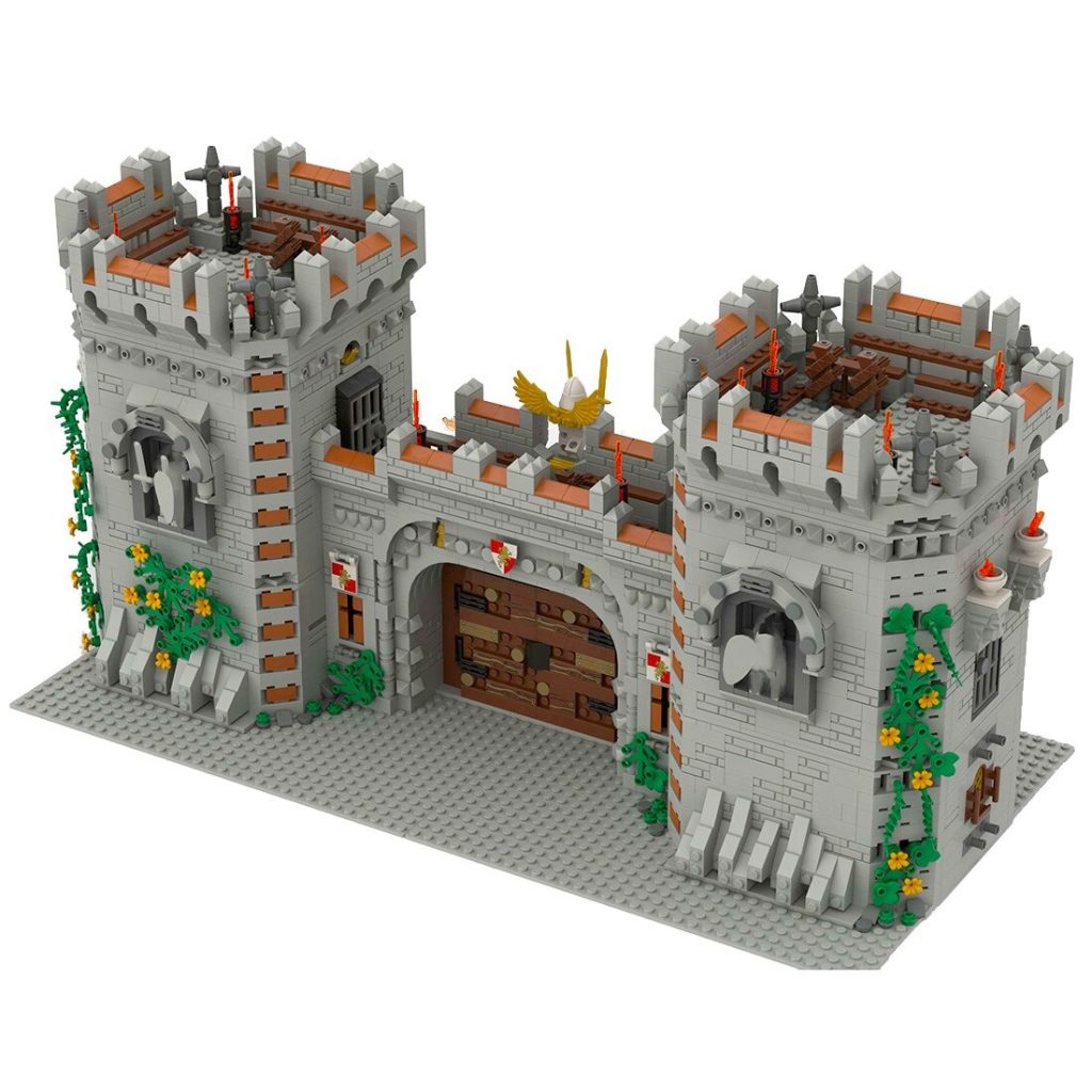 Medieval Castle Gate MOC-83398 Modular Building With 3777pcs 