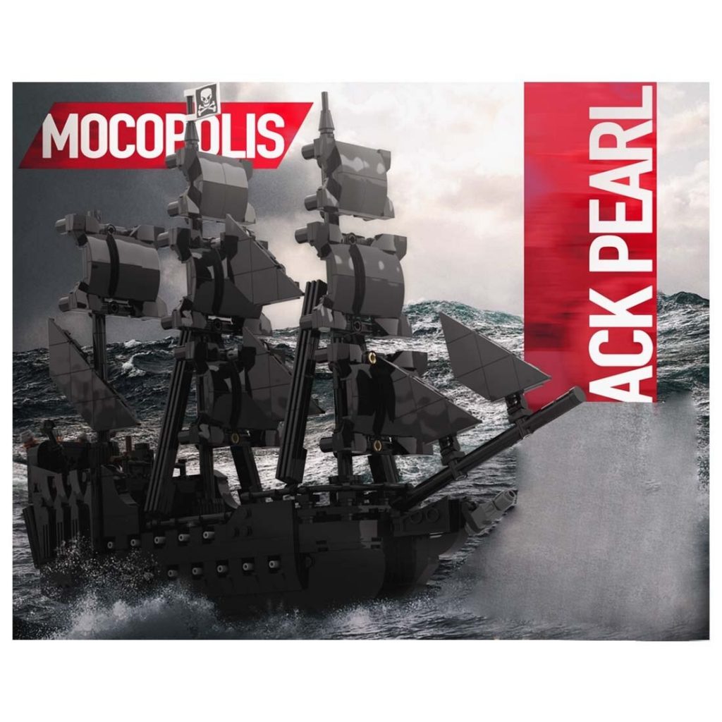 The Black Pearl Ship Pirates Series MOC-84574 Movie With 1007PCS