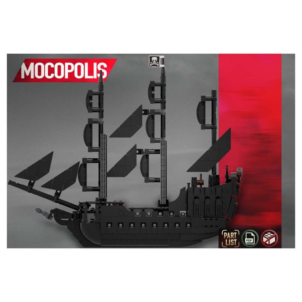 The Black Pearl Ship Pirates Series MOC-84574 Movie With 1007PCS