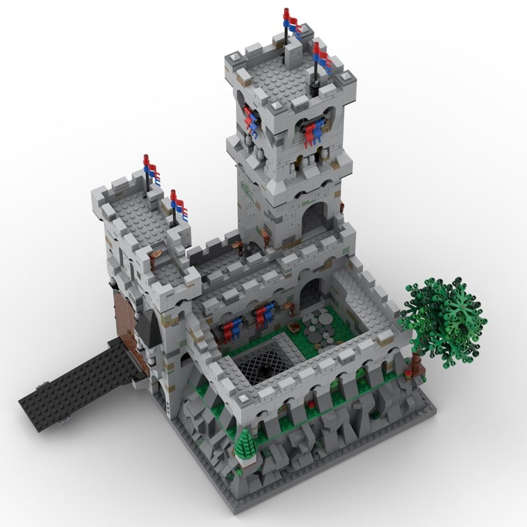 King’s Mountain Fortress – 30 Years Anniversary MOC-87299 Modular Building With 2572 Pieces