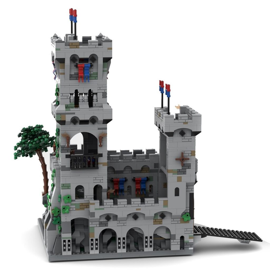 King’s Mountain Fortress – 30 Years Anniversary MOC-87299 Modular Building With 2572 Pieces