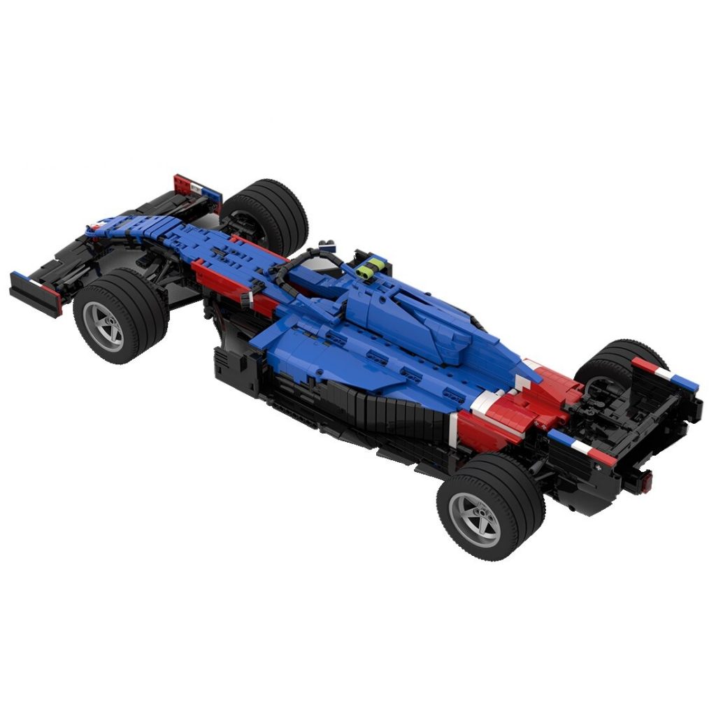 1:8 Scale Formula Circuit Champion Sports Car MOC-87359 Technic With 2255pcs