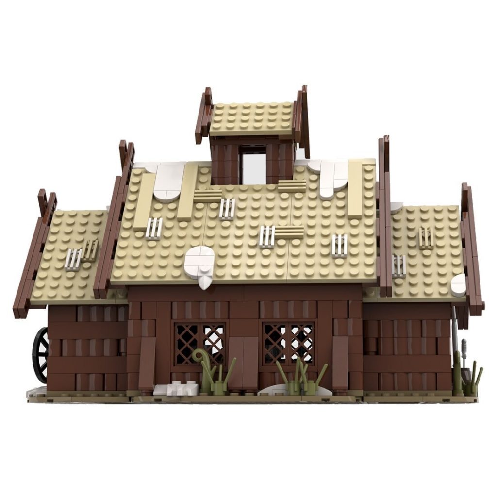 The Viking Mead Hall Medieval Theme MOC-96080 Modular Building With 746 Pieces