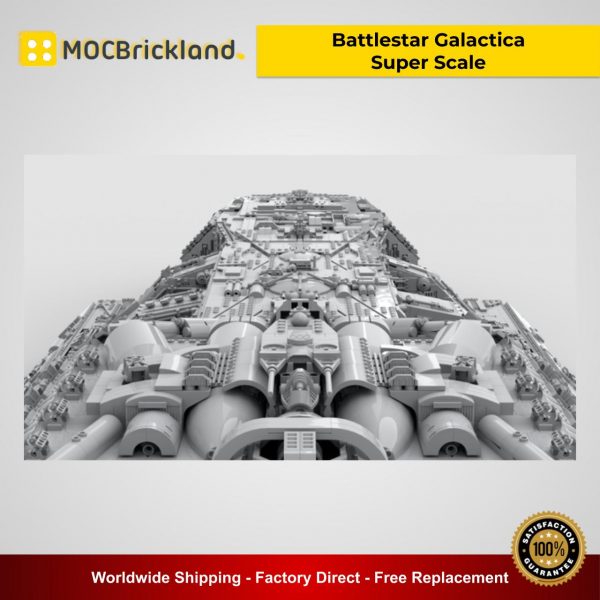 Battlestar Galactica Super Scale MOC 23242 Movie Designed By OnTheEdge With 20156 Pieces