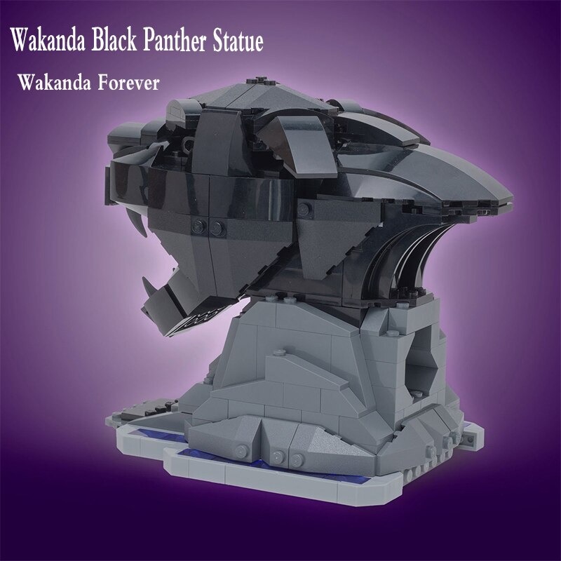 MOCBRICKLAND MOC-89765 Black Panther Wakanda Statue