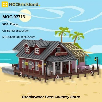 MOCBRICKLAND MOC-97313 Breakwater Pass Country Store