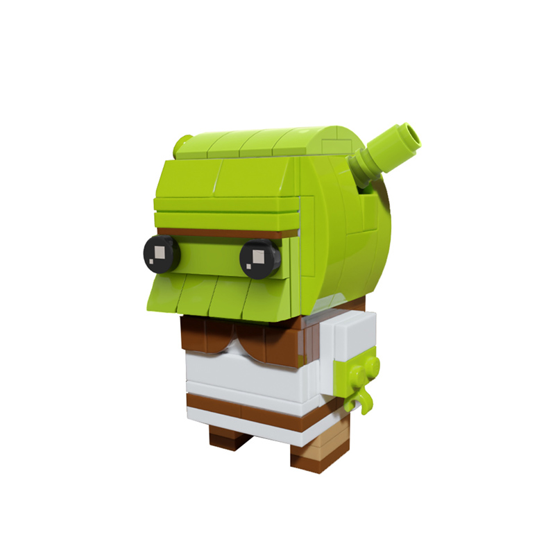 MOCBRICKLAND MOC-55337 Brickheadz Shrek