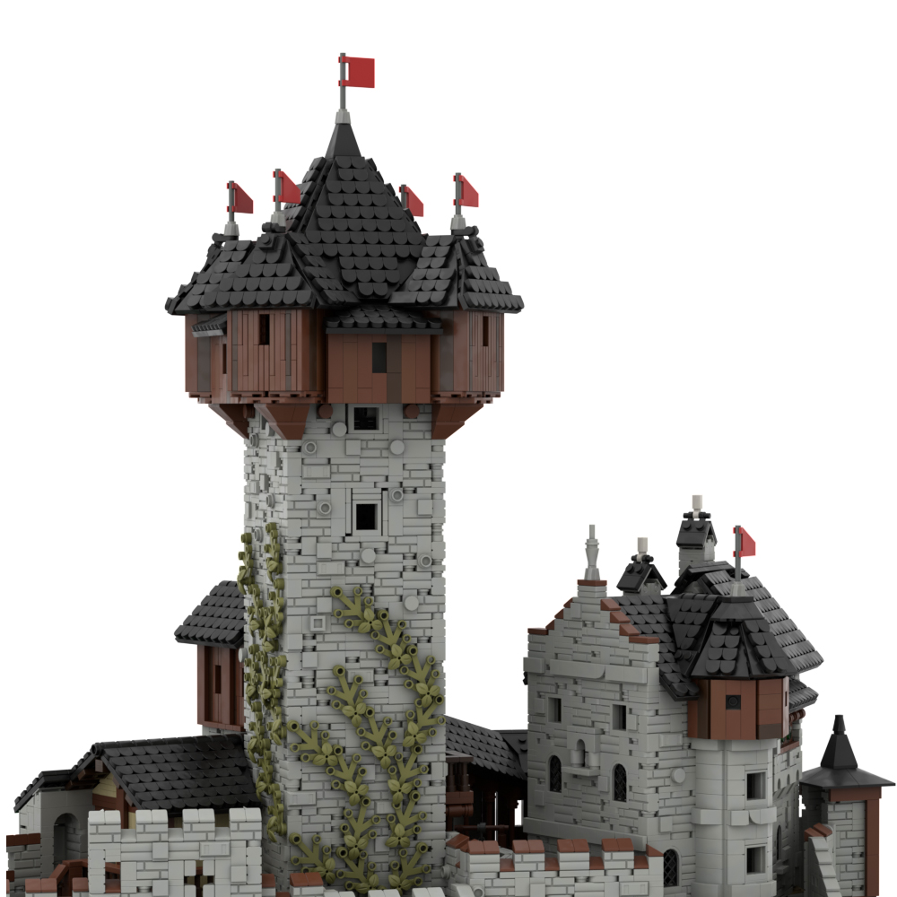 Burg Falkenstein, Medieval Castle in Carinthia, Austrian Alps MOC-65340 Modular Building Designed By PeppePell With 15534 pieces