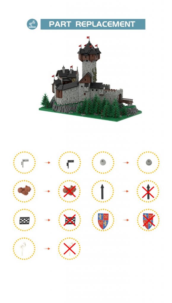 Burg Falkenstein, Medieval Castle in Carinthia, Austrian Alps MOC-65340 Modular Building Designed By PeppePell With 15534 pieces