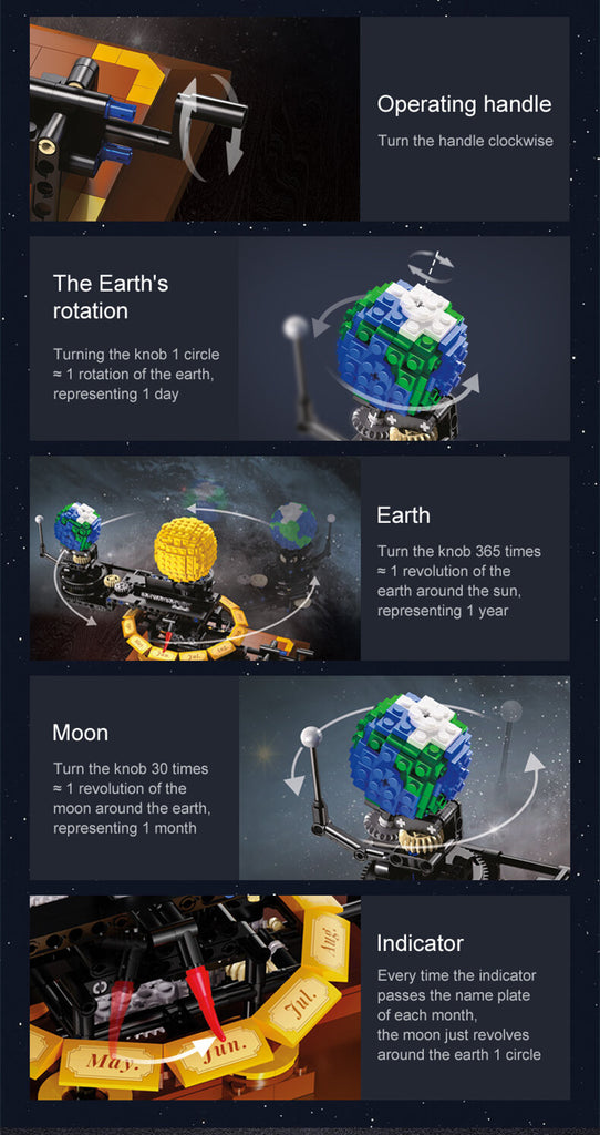 CADA C71004 Earth Moon and Sun Orrery