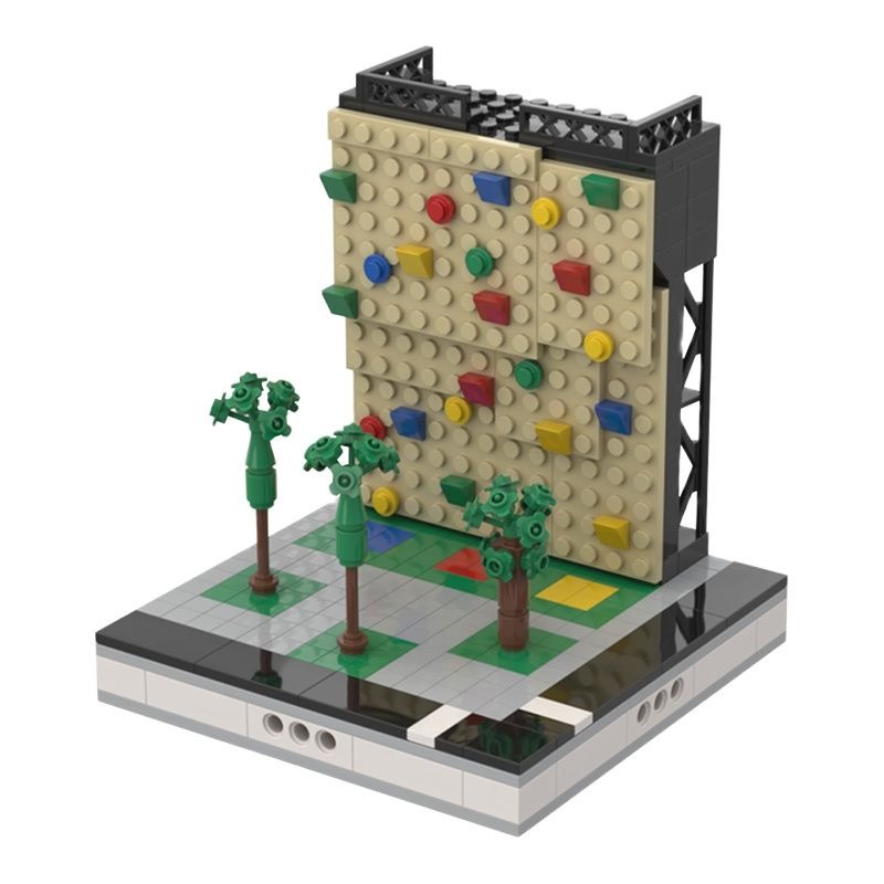 MOCBRICKLAND MOC-33939 Climbing Wall for a Modular City