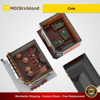 Club MOC 35552 Modular Building Designed By Gabizon With 3699 Pieces