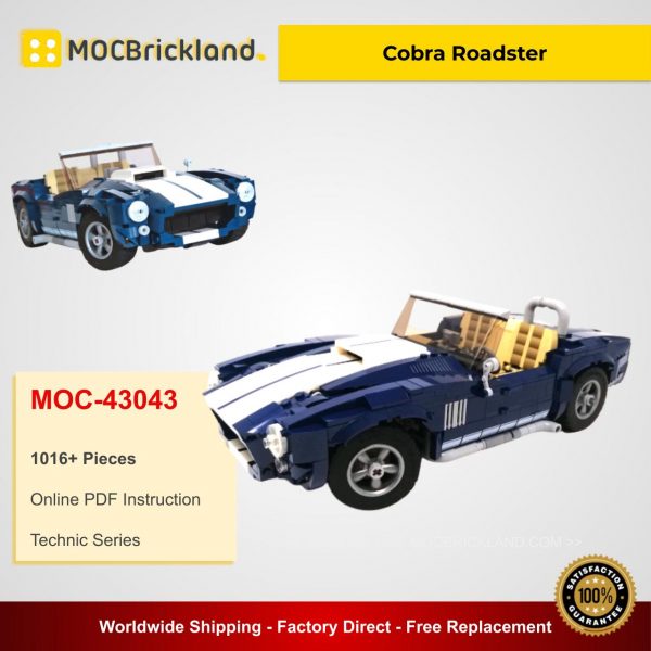 Cobra Roadster MOC 43043 Technic Alternative LEGO 10265 Designed By NKubate With 1016 Pieces