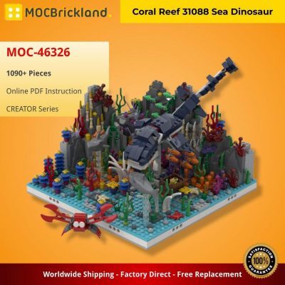 MOCBRICKLAND MOC-46326 Coral Reef 31088 Sea Dinosaur